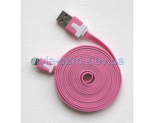 Кабель USB Lightning 2м pink TPS-2701557900000