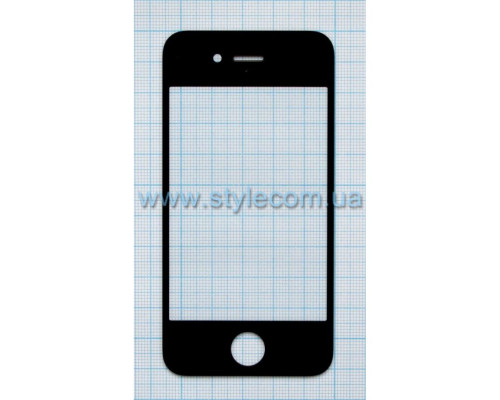 Скло для переклеювання для Apple iPhone 4s black Original Quality TPS-2701587400006 2701587400006