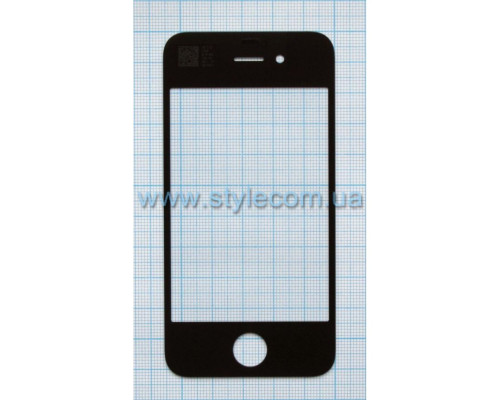 Скло для переклеювання для Apple iPhone 4s black Original Quality TPS-2701587400006 2701587400006