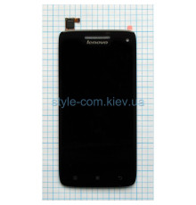 Дисплей (LCD) для Lenovo S960 з тачскріном black Original Quality TPS-2701624400006