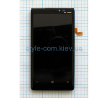 Дисплей (LCD) для Nokia Lumia 920 з тачскріном та рамкою black Original Quality TPS-2701624900001