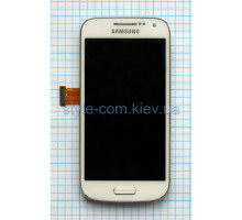 Дисплей (LCD) для Samsung Galaxy S4 Mini I9190 з тачскріном та рамкою white (TFT) Original Quality