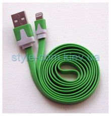 Кабель USB Lightning green