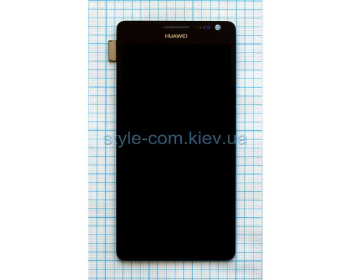 Дисплей (LCD) для Huawei Ascend D2 з тачскріном black High Quality TPS-2701656300008 2701656300008