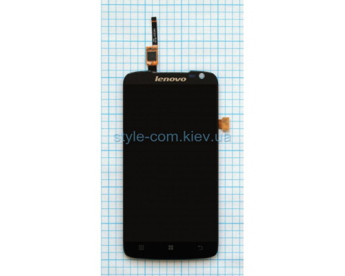 Дисплей (LCD) для Lenovo S820 з тачскріном black Original Quality TPS-2701656700006
