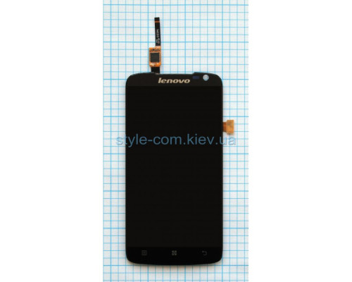 Дисплей (LCD) для Lenovo S820 з тачскріном black Original Quality TPS-2701656700006 2701656700006