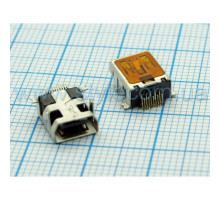 Роз'єм живлення (гніздо) для Mini USB довгий (10 pin) TPS-2701661900002