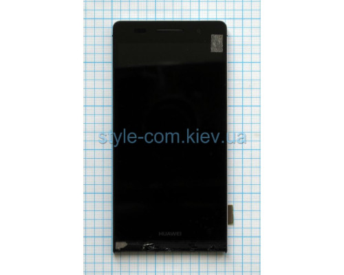 Дисплей (LCD) для Huawei P6-U06 з тачскріном та рамкою black High Quality TPS-2701686100005 2701686100005