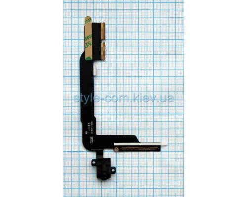 Шлейф для Apple iPad 4 з роз'ємом навушників black Original Quality TPS-2701727600006 2701727600006