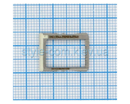 Тримач Sim-карти (лоток) для HTC One M7 white TPS-2701722300000 2701722300000