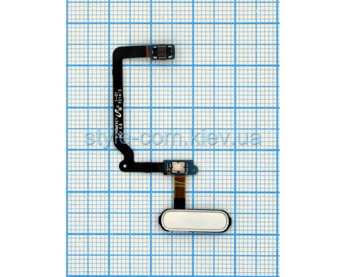 Шлейф для Samsung Galaxy S5/G900 з кнопкою меню white High Quality