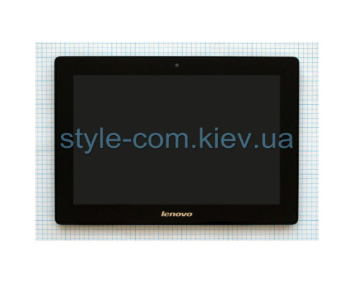 Дисплей (LCD) для Lenovo S6000 з тачскріном та рамкою black Original Quality TPS-2701741800000 2701741800000