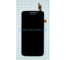 Дисплей (LCD) для Lenovo S650 з тачскріном black Original Quality TPS-2701741700003