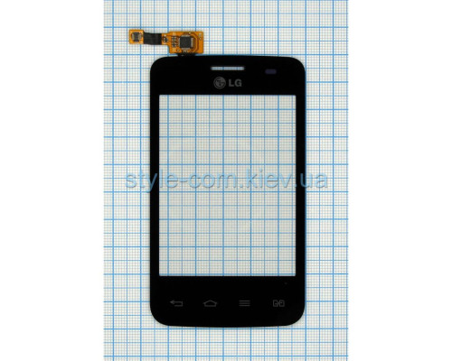 Тачскрін (сенсор) для LG Optimus L3-II Dual E435 black Original Quality TPS-2701745100007 2701745100007