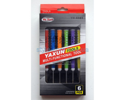Набір викруток Yaxun YX-6081 (6 викруток) TPS-2701754100005 2701754100005