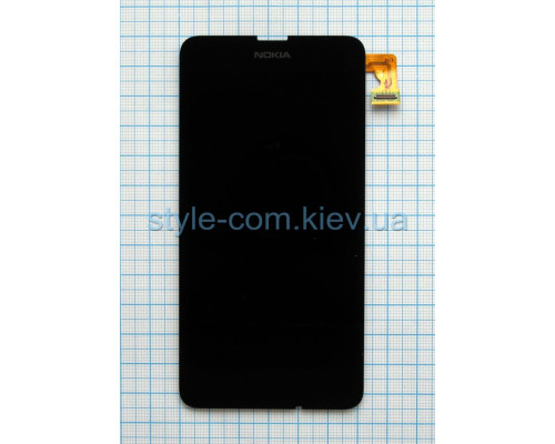 Дисплей (LCD) для Nokia Lumia 630 з тачскріном black Original Quality TPS-2701817900009 2701817900009
