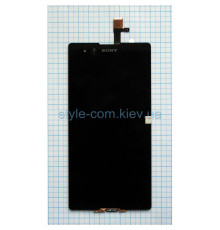 Дисплей (LCD) для Sony Xperia T2 Ultra D5322 з тачскріном black Original Quality TPS-2701816100004