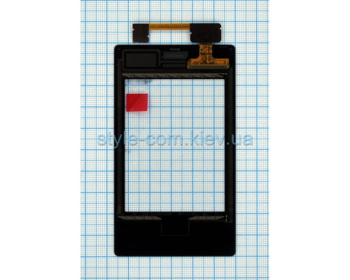 Тачскрін (сенсор) для Nokia Asha 503 Dual black Original Quality TPS-2701817700005 2701817700005