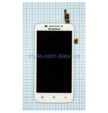 Дисплей (LCD) для Lenovo S650 з тачскріном white Original Quality TPS-2701825700004 2701825700004