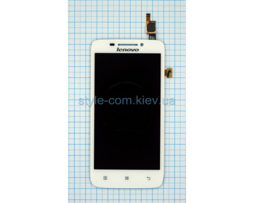 Дисплей (LCD) для Lenovo S650 з тачскріном white Original Quality TPS-2701825700004 2701825700004