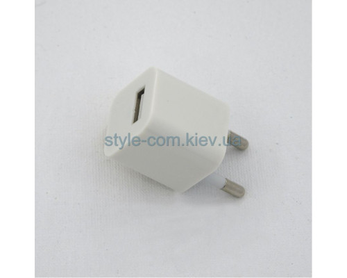 Мережевий зарядний пристрій (адаптер) для Apple iРhone 1A white кубик (тех.пак.) TPS-2701847200001
