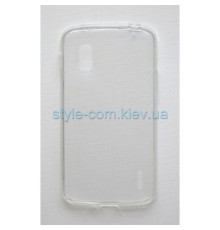 Чохол силіконовий Slim для LG Nexus 4 E960 прозорий TPS-2701876000009 2701876000009
