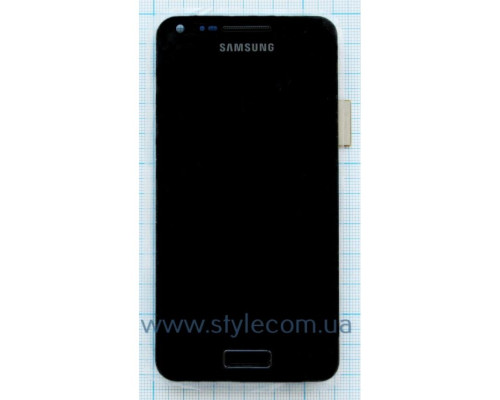 Дисплей (LCD) для Samsung i9070 з тачскріном та рамкою black (TFT) China Original TPS-2701884000008 2701884000008