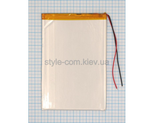 Акумулятор ChinaTab 35100150p (3.5*100*150мм) 6300mAh 2wires TPS-2701891500003 2701891500003