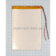 Акумулятор ChinaTab 35100150p (3.5*100*150мм) 6300mAh 2wires TPS-2701891500003 2701891500003