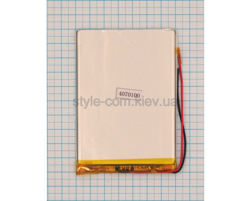 Акумулятор ChinaTab 4070100 (4*70*100мм) 3500mAh 2wires