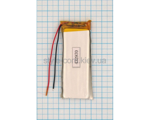 Акумулятор ChinaTab 432970p (4.3*25*70мм) 1100mAh