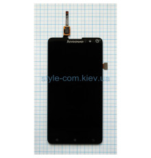 Дисплей (LCD) для Lenovo S898T з тачскріном black Original Quality TPS-2701901700003 2701901700003