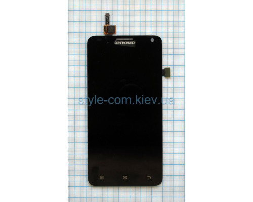 Дисплей (LCD) для Lenovo S580 з тачскріном black Original Quality TPS-2701893700005 2701893700005