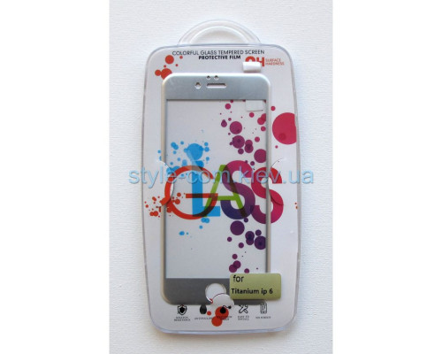 Захисне (переднє+заднє) скло для Apple iPhone 6, 6s silver TPS-2701918200008 2701918200008