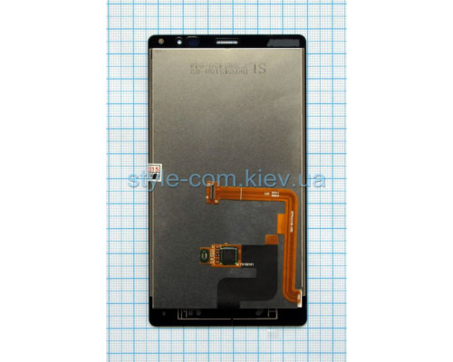 Дисплей (LCD) для Nokia X2 Dual Sim з тачскріном black Original Quality TPS-2701914000008 2701914000008