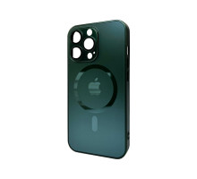 Чохол для смартфона AG Glass Matt Frame Color MagSafe Logo for Apple iPhone 13 Pro Cangling Green (AGMattFrameMGiP13PGreen)