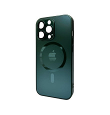 Чохол для смартфона AG Glass Matt Frame Color MagSafe Logo for Apple iPhone 13 Pro Cangling Green (AGMattFrameMGiP13PGreen)