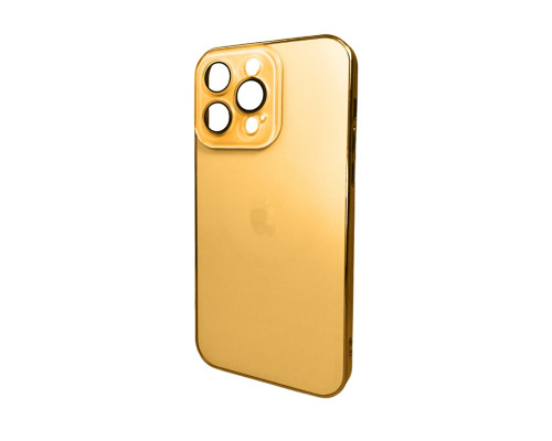 Чохол для смартфона AG Glass Sapphire Frame MagSafe Logo for Apple iPhone 15 Pro Gold (AGSappiFRP15PGold)