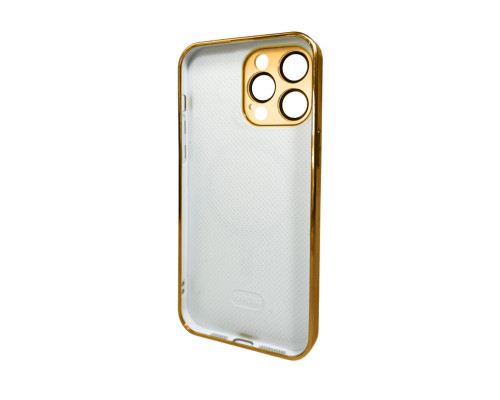 Чохол для смартфона AG Glass Sapphire Frame MagSafe Logo for Apple iPhone 15 Pro Gold (AGSappiFRP15PGold)