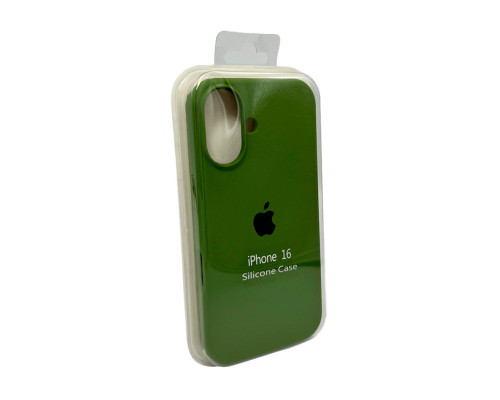 Чохол для смартфона Silicone Full Case AA Open Cam for Apple iPhone 16 29,Army Green (FullOpenAAi16-29)