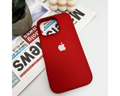 Чохол для смартфона Silicone Full Case AA Open Cam for Apple iPhone 16 Pro Max 20,China Red (FullOpenAAi16PM-20)