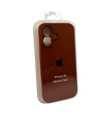 Чохол для смартфона Silicone Full Case AA Camera Protect for Apple iPhone 16 42,Saddle Brown (FullAAi16-42)