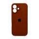 Чохол для смартфона Silicone Full Case AA Camera Protect for Apple iPhone 16 42,Saddle Brown (FullAAi16-42)