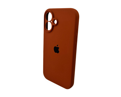 Чохол для смартфона Silicone Full Case AA Camera Protect for Apple iPhone 16 42,Saddle Brown (FullAAi16-42)
