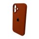 Чохол для смартфона Silicone Full Case AA Camera Protect for Apple iPhone 16 42,Saddle Brown (FullAAi16-42)