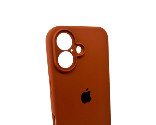 Чохол для смартфона Silicone Full Case AA Camera Protect for Apple iPhone 16 42,Saddle Brown (FullAAi16-42)