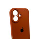 Чохол для смартфона Silicone Full Case AA Camera Protect for Apple iPhone 16 42,Saddle Brown (FullAAi16-42)