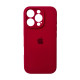 Чохол для смартфона Silicone Full Case AA Camera Protect for Apple iPhone 16 Pro Max 21,Rose Red (FullAAi16PM-21)