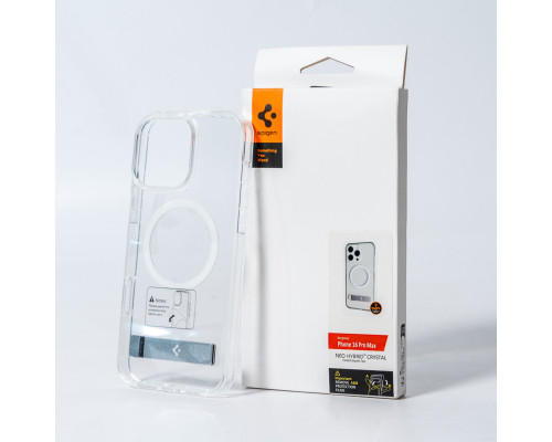 Чохол Spigen AAA Magnetic Clear Stand for Apple iPhone 14 Pro Max Transparent (SPGCLST14pm)