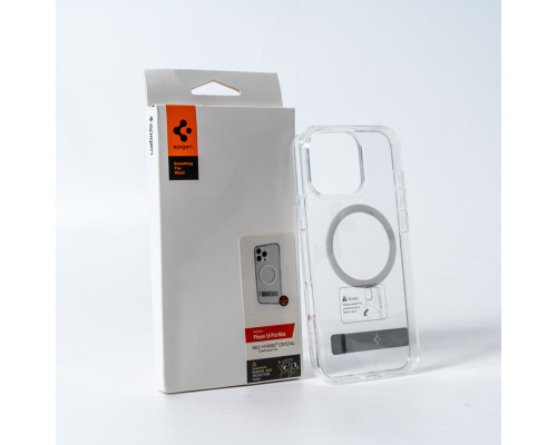 Чохол Spigen AAA Magnetic Clear Stand for Apple iPhone 14 Pro Max Transparent (SPGCLST14pm)
